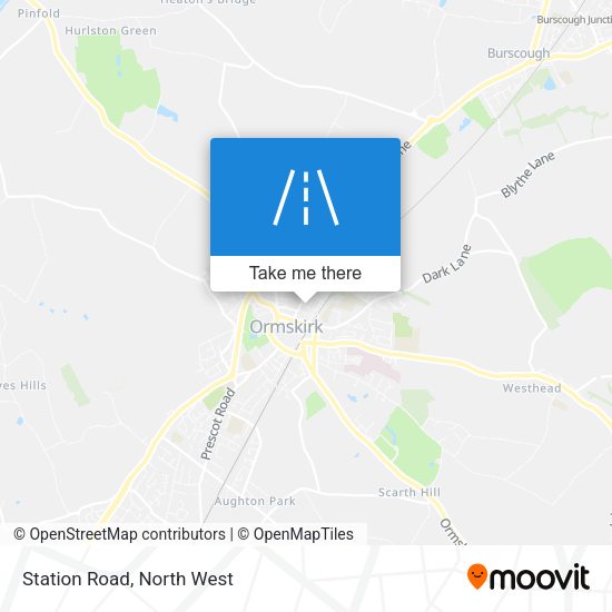 Station Road map