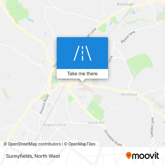Sunnyfields map