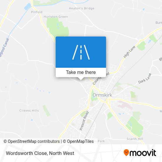 Wordsworth Close map