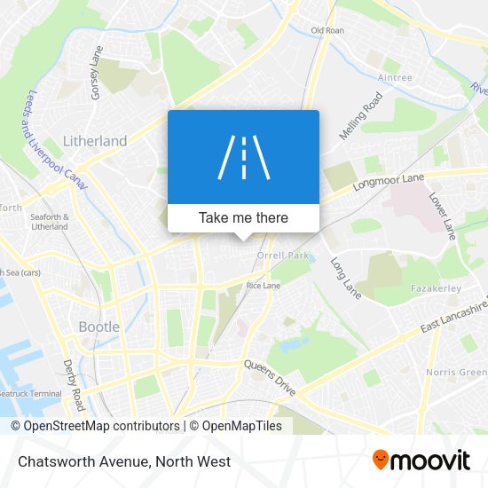 Chatsworth Avenue map