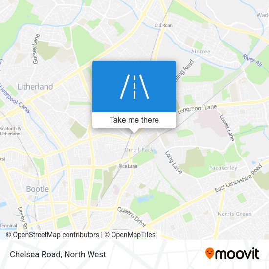 Chelsea Road map