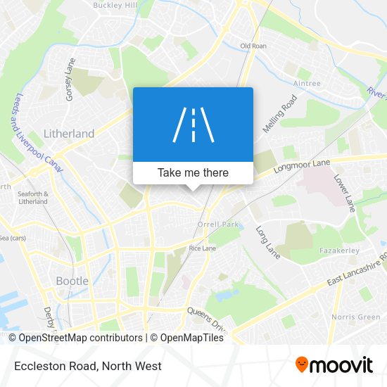 Eccleston Road map