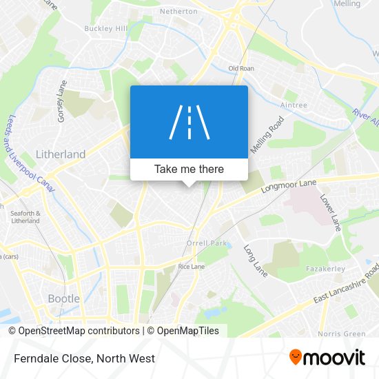 Ferndale Close map