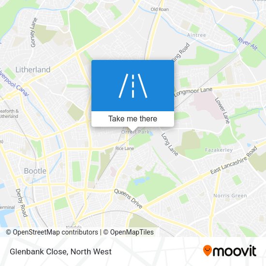 Glenbank Close map