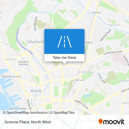 Gronow Place map
