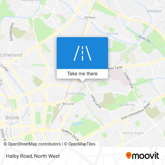 Halby Road map