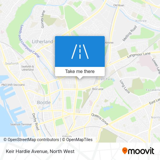Keir Hardie Avenue map