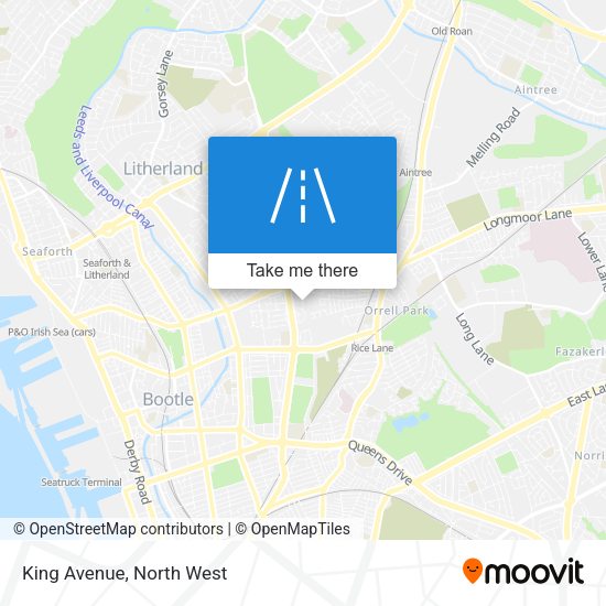 King Avenue map