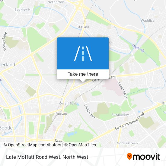 Late Moffatt Road West map