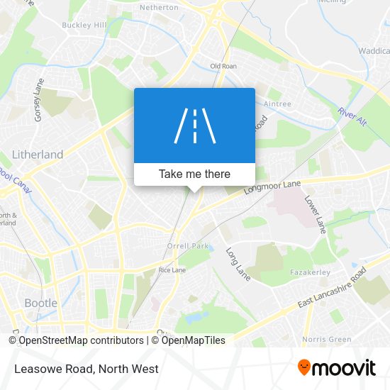 Leasowe Road map