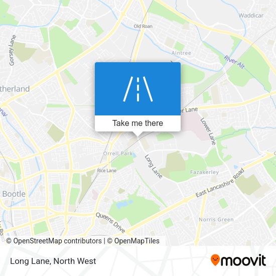 Long Lane map