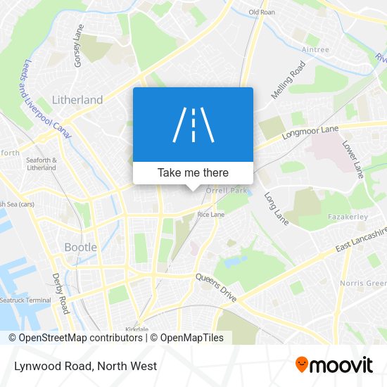 Lynwood Road map