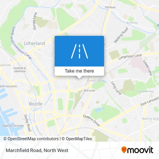 Marchfield Road map
