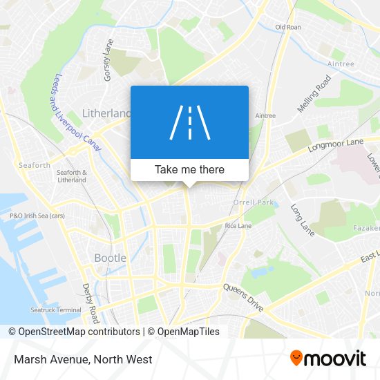 Marsh Avenue map