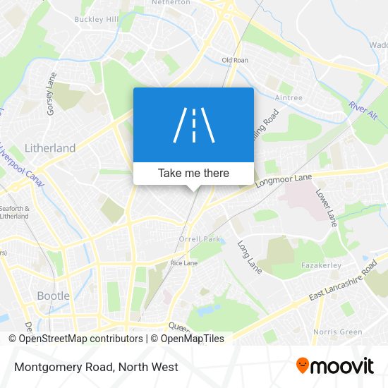 Montgomery Road map