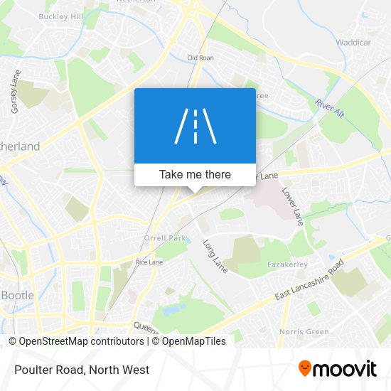 Poulter Road map