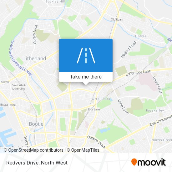 Redvers Drive map