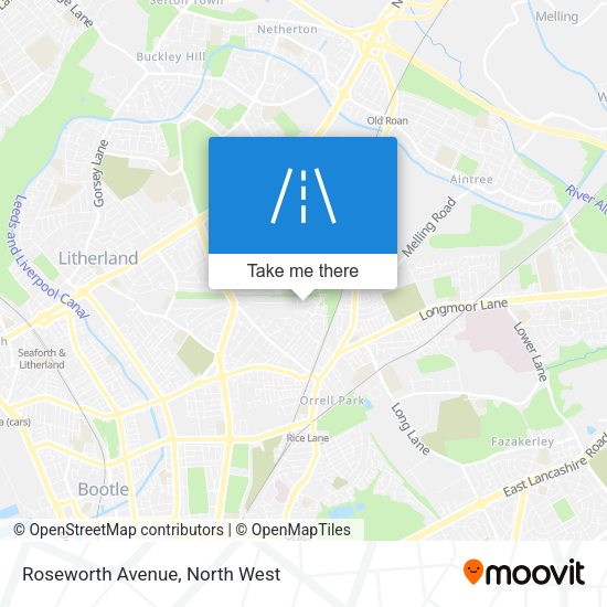Roseworth Avenue map