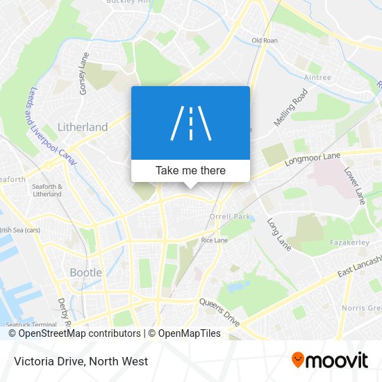 Victoria Drive map