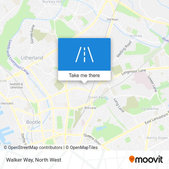 Walker Way map