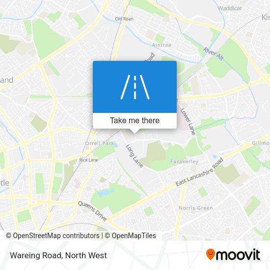 Wareing Road map