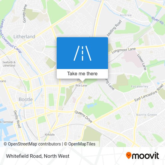Whitefield Road map