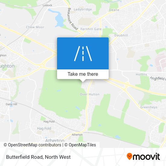 Butterfield Road map