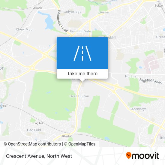 Crescent Avenue map