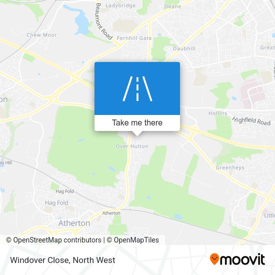 Windover Close map