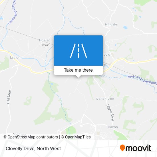 Clovelly Drive map