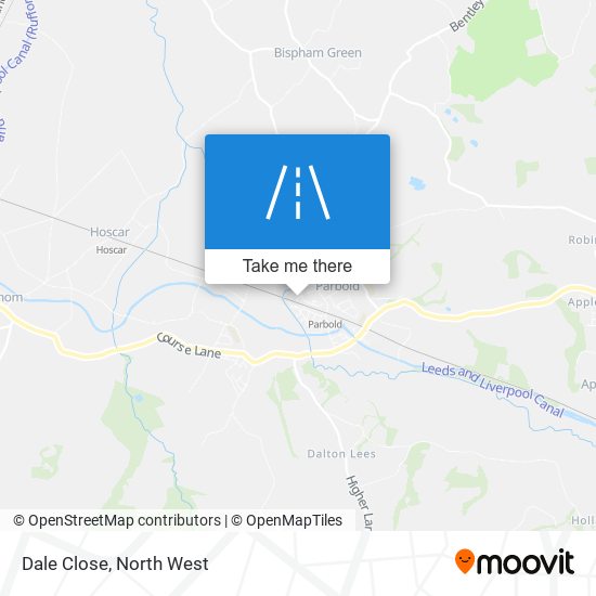 Dale Close map