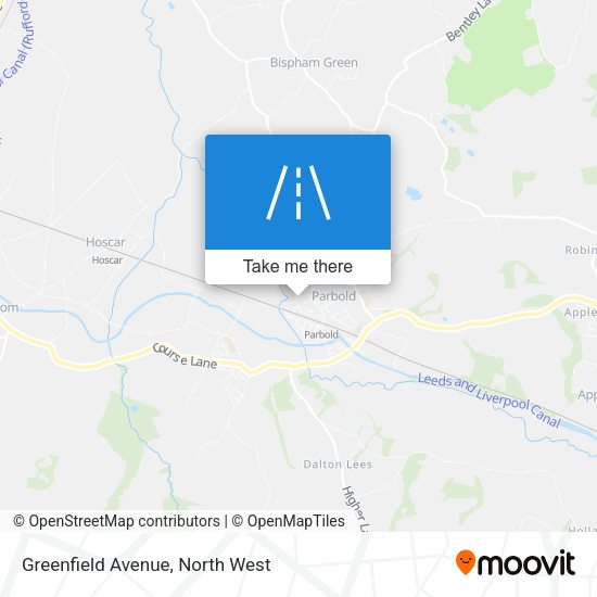 Greenfield Avenue map