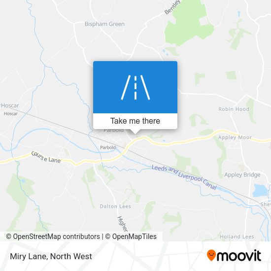 Miry Lane map