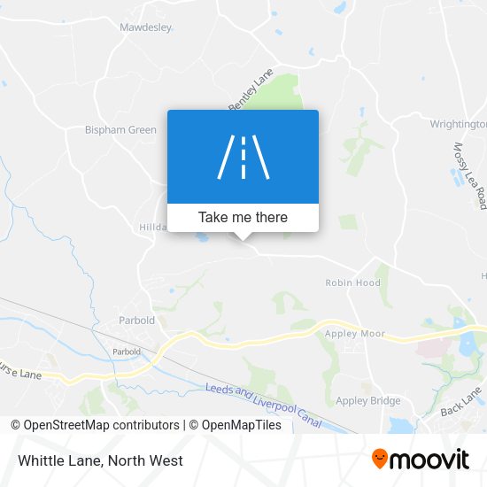 Whittle Lane map