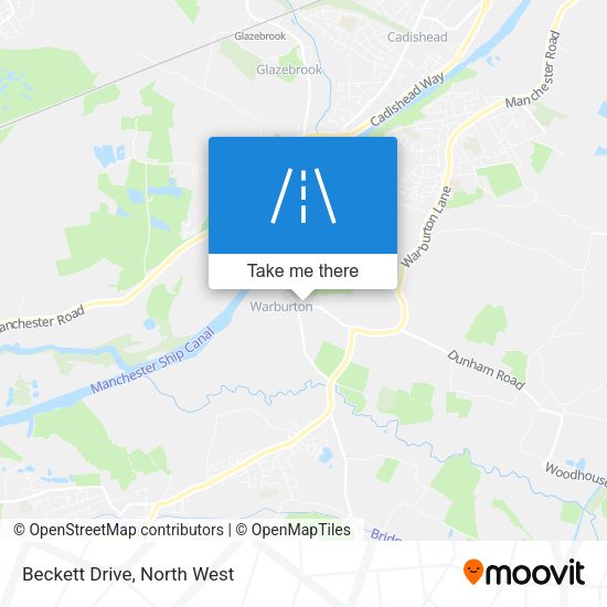 Beckett Drive map