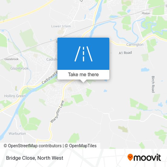 Bridge Close map