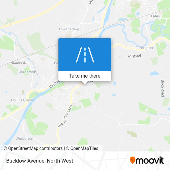 Bucklow Avenue map