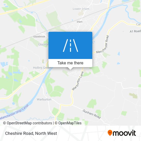 Cheshire Road map