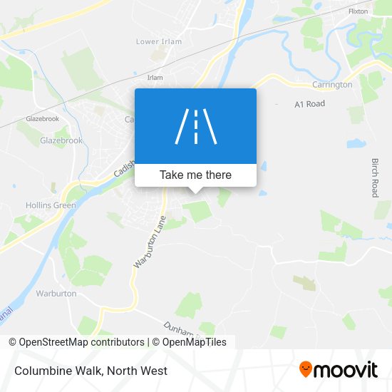 Columbine Walk map