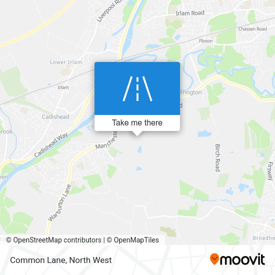 Common Lane map