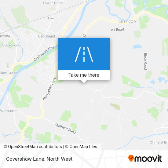 Covershaw Lane map
