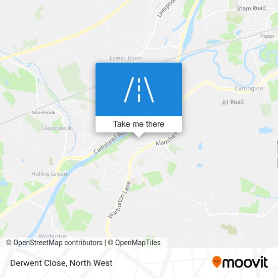 Derwent Close map