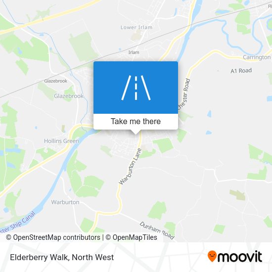 Elderberry Walk map