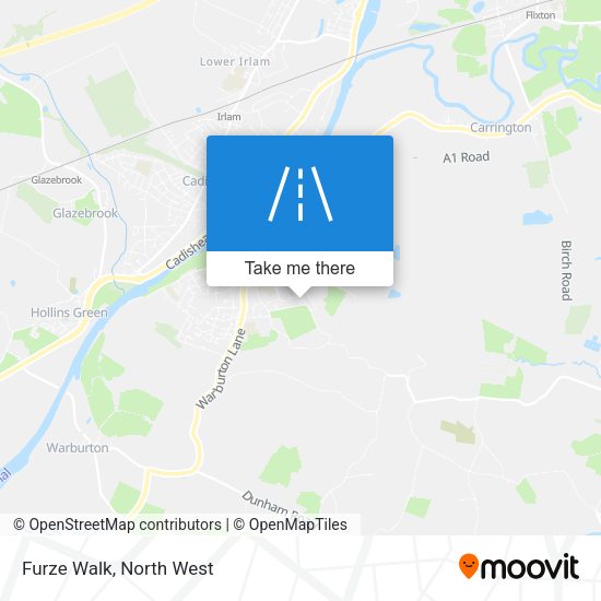 Furze Walk map