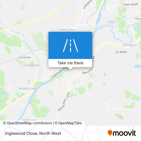 Inglewood Close map