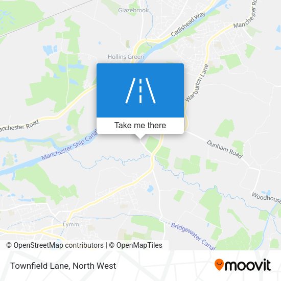 Townfield Lane map