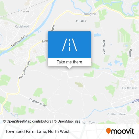 Townsend Farm Lane map