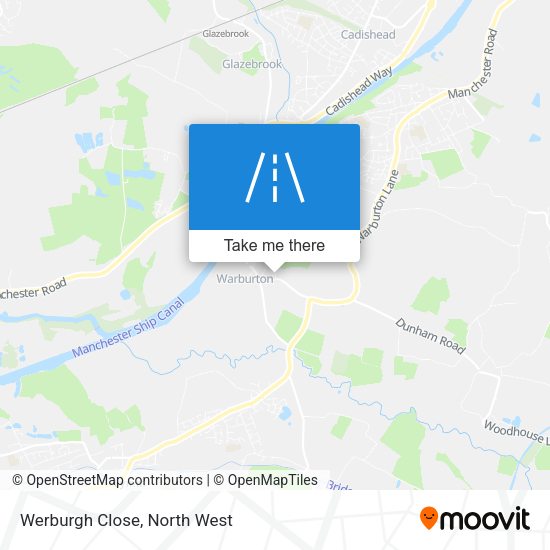 Werburgh Close map