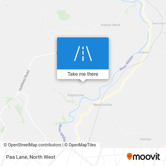 Paa Lane map