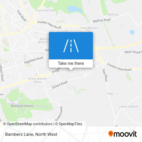 Bambers Lane map